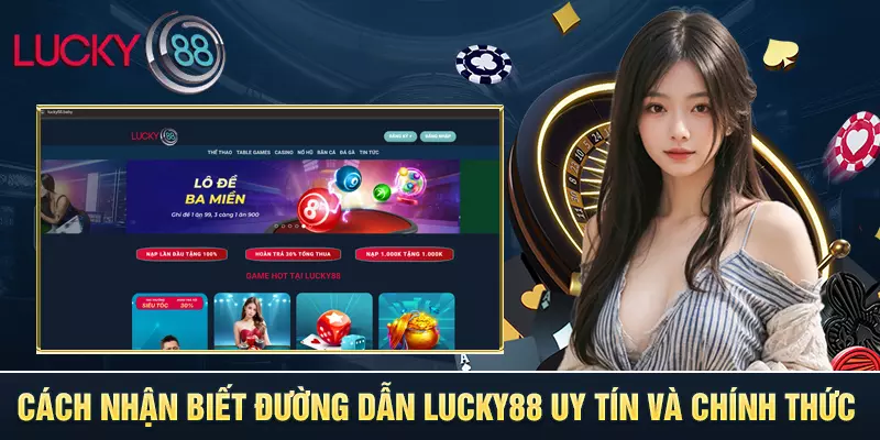 Cách nhận biết đường dẫn LUCKY88 uy tín và chính thức