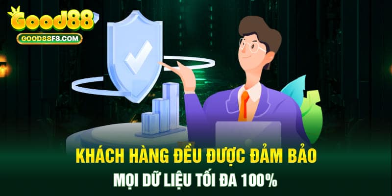 Khách hàng đều được đảm bảo mọi dữ liệu tối đa 100%